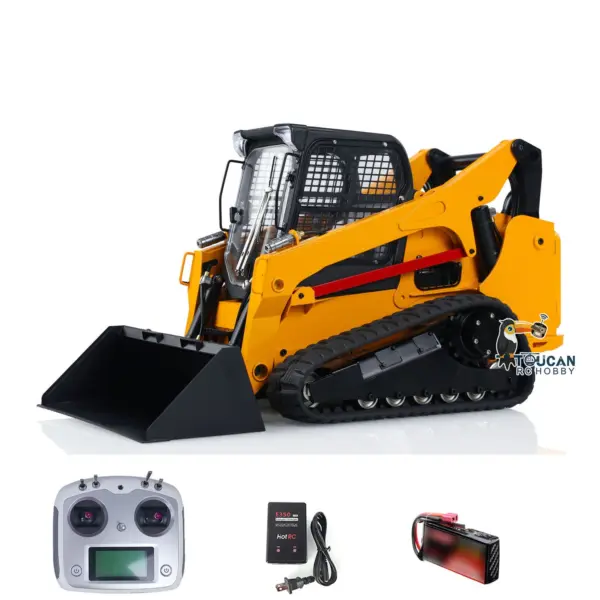 1/14 RC Hydraulic Skid-Steer Tracked Loader SM770 Remote Control Car Light Sound