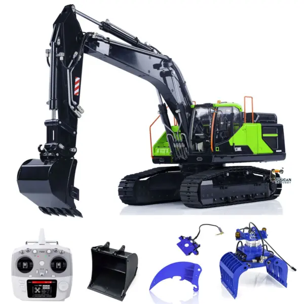 MTM EC380 Metal 1/14 RC Hydraulic Excavator Remote Control Construction Truck Assembled and Painted Digger Heavy Machine Car