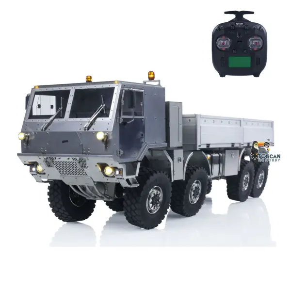 Metal 1/14 RC Hydraulic Off Road Military Truck T815 Remote Control 3Speed 8*8 Roll on off Dumper Model Paladin ST8 Radio