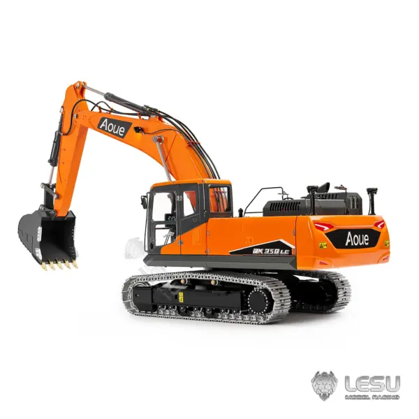 LESU Aoue DX350LC 1/14 Remote Control Digger Metal RC Hydraulic Excavator RTR Model 3CH Valve 4MPA Pump PL18EV Lite Battery