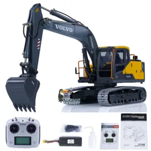 DoubleE EC160E 1/14 RC Hydraulic Excavator E111 Alloy Remote Control Diggers DIY Toy Car Hobby Model Servo Motor ESC