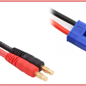 Charging Cable 4mm Bullet Plug - Ec3 300mm