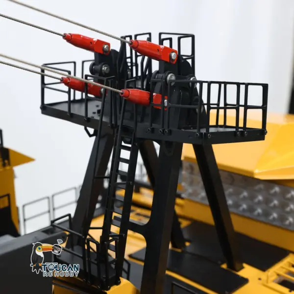 1/25 Metal Electric Rope Shovel Excavator RC Mining Equipment Heavy Machine Emulated Digger Model Radio System ST8 PL18EV RTR PNP