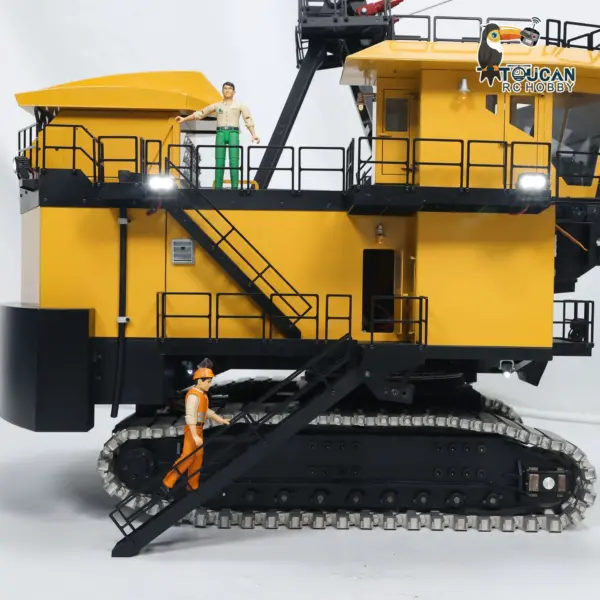 1/25 Metal Electric Rope Shovel Excavator RC Mining Equipment Heavy Machine Emulated Digger Model Radio System ST8 PL18EV RTR PNP