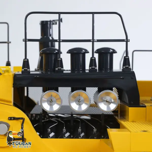 Metal JDMODEL 1/14 RC Hydraulic Bulldozer 575 Huge Dozer Heavy Machine Frsky X14 Radio RTR Mix Controlled Car Upgrade Smoking