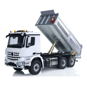 2Speed 3348 Metal Chassis 1/14 RTR RC Hydraulic Dumper Remote Control Tipper Model NO Lock Differential Axle Light Sound Battery