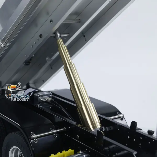 MD 1/14 6*6 Metal RC Hydraulic Dumper Truck 3348 2025Type 6WD Radio Controlled Tipper Lorry Car Model Metal Chassis 2Speed Gearbox Light Sound ESC Motor