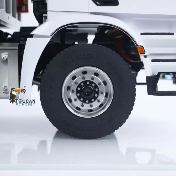 2Speed 3348 Metal Chassis 1/14 RTR RC Hydraulic Dumper Remote Control Tipper Model NO Lock Differential Axle Light Sound Battery