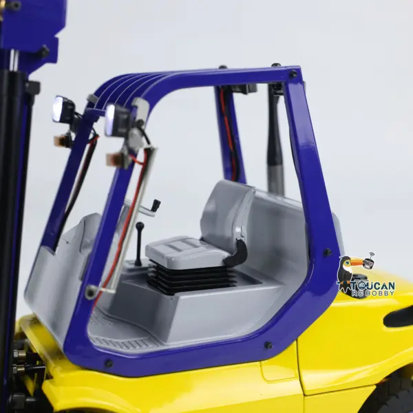 1/14 Metal Hydraulic RC Forklift Remote Controlled Wheeled Transfer Car Construction Vehicles Light Sound FlySky I6S Radio Controller PNP RTR