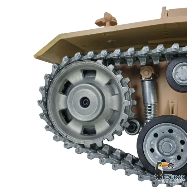 Henglong FPV 1/16 7.0 Customized Panzer III H RTR RC Tank 3849 Metal Track Wheel Radio Controller Infrared Combating Transmitter & Receiver BB Pellets