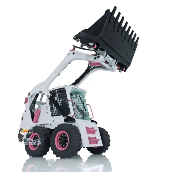 Customized LESU Hydraulic RC Loader Aoue LT5H 1/14 Wheeled Skid-Steer I6S Radio Car Metal Booms Ready to Go Finished Gifts Toy