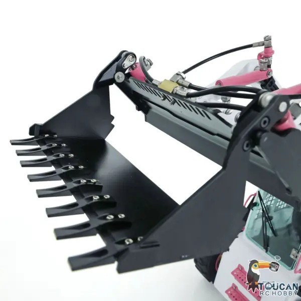 Customized LESU Hydraulic RC Loader Aoue LT5H 1/14 Wheeled Skid-Steer I6S Radio Car Metal Booms Ready to Go Finished Gifts Toy