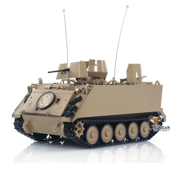 1/16 Tongde RC Tank M2412-B M113A1 ACAV Infrared 360 Turret Rotation Smoking Light Sound Remote Control Electric Model RTR