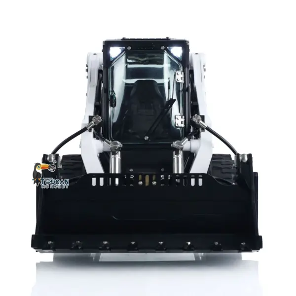 1/14 LESU Metal RC Hydraulic Painted Skid-Steer Loader Wheeled Aoue-LT5H W/ Sound Light ESC Motor Radio Controlled DIY Model