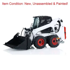 1/14 LESU Metal RC Hydraulic Painted Skid-Steer Loader Wheeled Aoue-LT5H W/ Sound Light ESC Motor Radio Controlled DIY Model