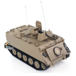 1/16 Tongde RC Tank M2412-B M113A1 ACAV Infrared 360 Turret Rotation Smoking Light Sound Remote Control Electric Model RTR