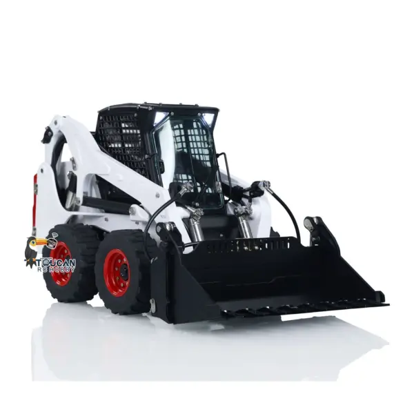 1/14 LESU Metal RC Hydraulic Painted Skid-Steer Loader Wheeled Aoue-LT5H W/ Sound Light ESC Motor Radio Controlled DIY Model