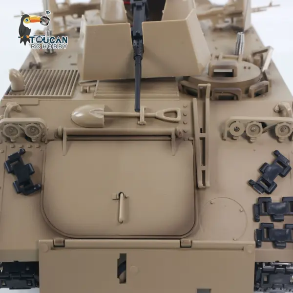 1/16 Tongde RC Tank M2412-B M113A1 ACAV Infrared 360 Turret Rotation Smoking Light Sound Remote Control Electric Model RTR