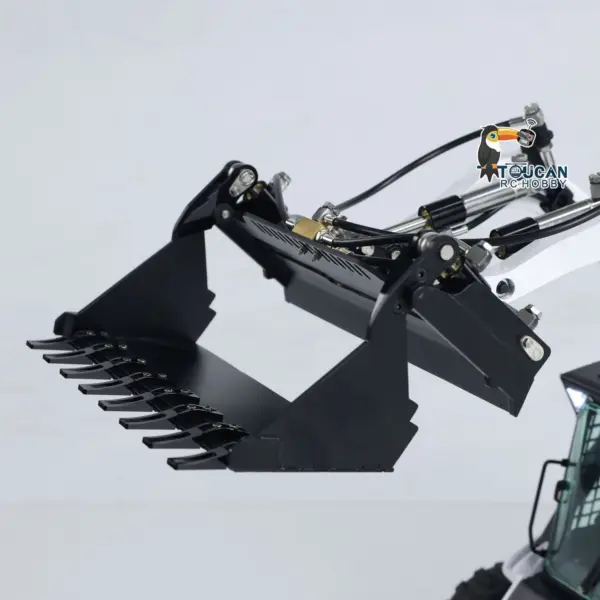 1/14 LESU Metal RC Hydraulic Painted Skid-Steer Loader Wheeled Aoue-LT5H W/ Sound Light ESC Motor Radio Controlled DIY Model