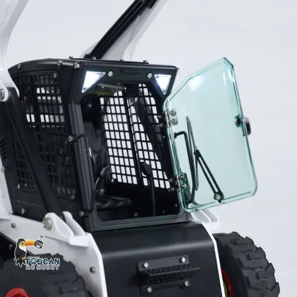 1/14 LESU Metal RC Hydraulic Painted Skid-Steer Loader Wheeled Aoue-LT5H W/ Sound Light ESC Motor Radio Controlled DIY Model