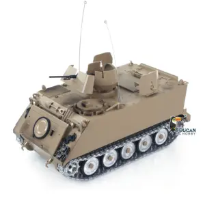 TD 1/16 RC Tank M2412-B M113A1 ACAV 360 Turret Rotation Infrared Metal Wheels Gearbox Smoke Unit Radio Control Military Model
