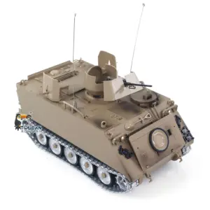 TD 1/16 RC Tank M2412-B M113A1 ACAV 360 Turret Rotation Infrared Metal Wheels Gearbox Smoke Unit Radio Control Military Model