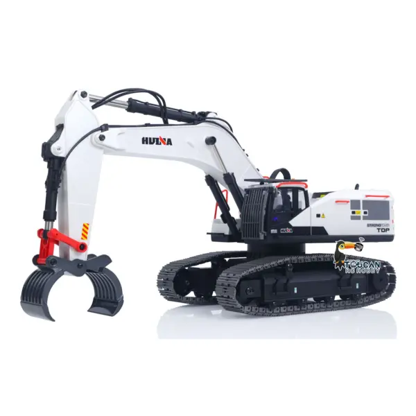 1/14 HUINA RC Metal Remote Controlled Excavator 1594 594 2.4G Radio Light Battery USB 22CH Sound Gift Boys Girls