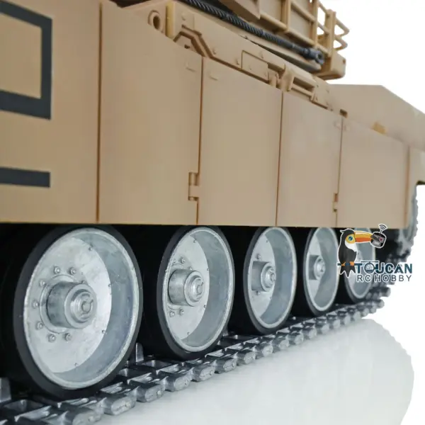 Heng Long 1/16 RTR RC Tank 3918 M1A2 Abrams Full Metal Painted Chassis TK16 Mainboard IR Ver Smoke Upper Hull FS I6S 360 Turret