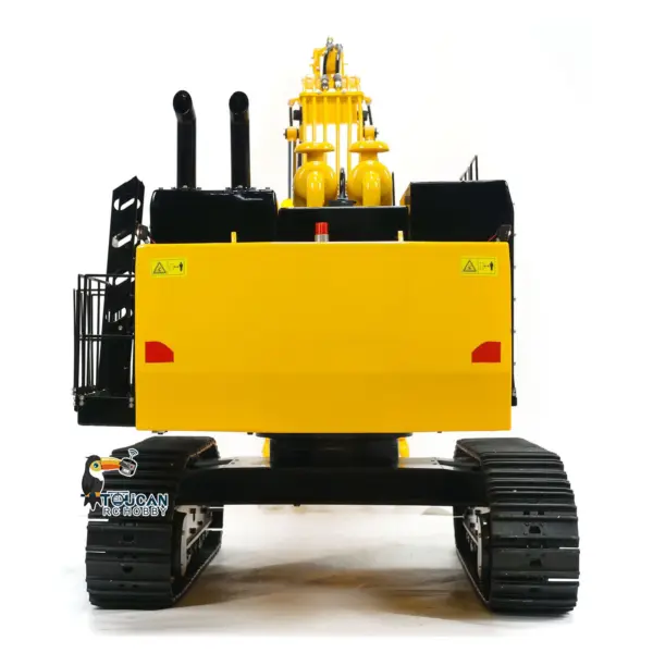 1/8 Scale PC1250 RC Hydraulic Excavator Metal Heavy Duty Construction Vehicle Assembled and Painted Light System