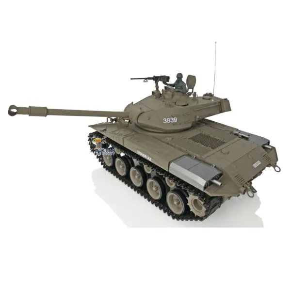 2.4Ghz Henglong 1/16 Scale 7.0 Plastic Walker Bulldog RTR RC Tank Remote Control Panzer Military Model 3839 Infrared Combating