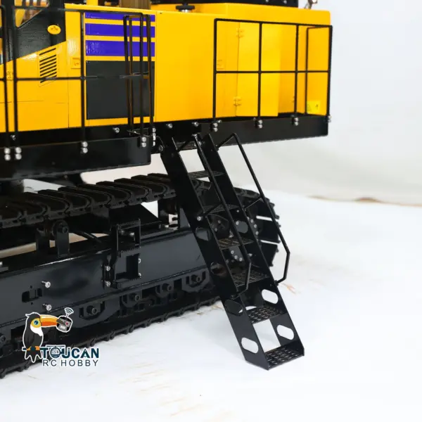 1/8 Scale PC1250 RC Hydraulic Excavator Metal Heavy Duty Construction Vehicle Assembled and Painted Light System