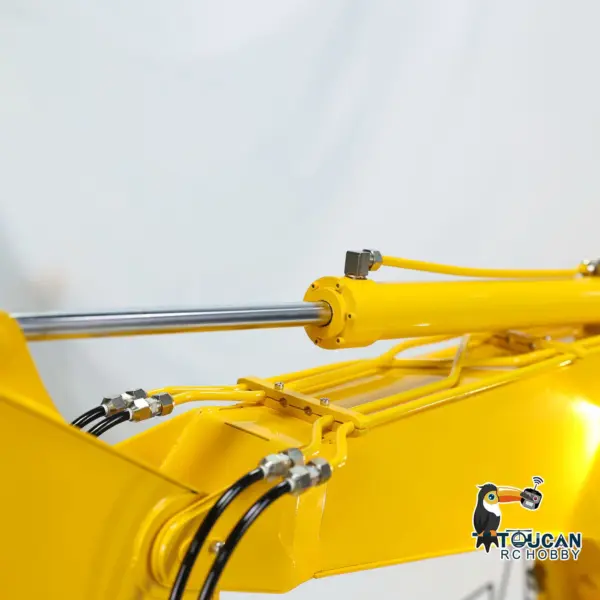1/8 Scale PC1250 RC Hydraulic Excavator Metal Heavy Duty Construction Vehicle Assembled and Painted Light System