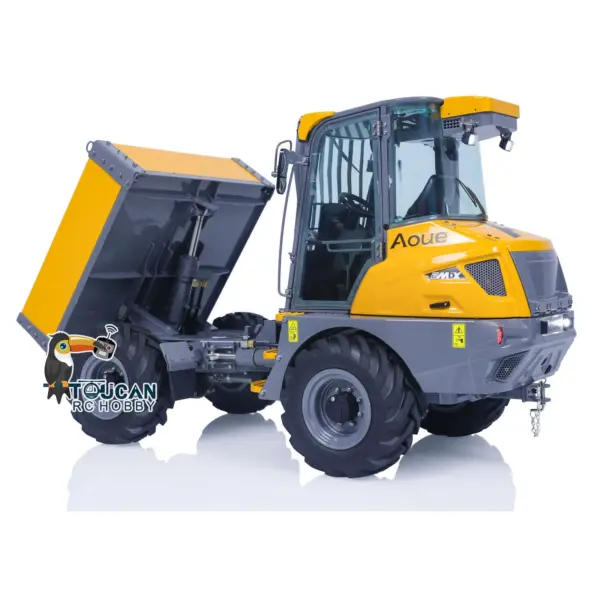 LESU Metal 4x4 1/14 RC Hydraulic Dumper Car 6MDX-B Remote Control Tipper Trucks Emulated Contruction Vehicle DIY Model