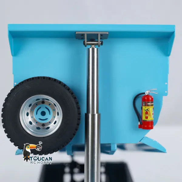 1/14 8x4 Metal Hydraulic RC Dump Truck 2-speed Radio Control Tipper Car Simulation DIY Model Painted ESC Servo Motor