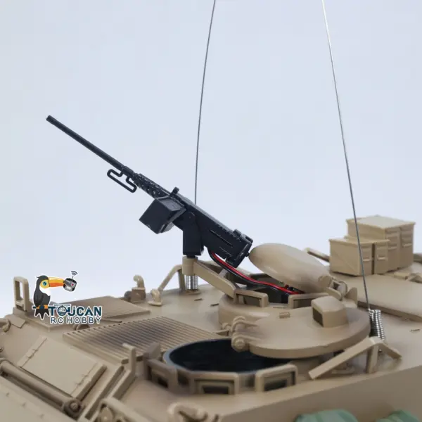 TD 1/16 RC Tank M2412-C M113A2 APC Infrared Turret Rotary 360 Degree Remote Control Electric Military Vehicle Metal Wheels