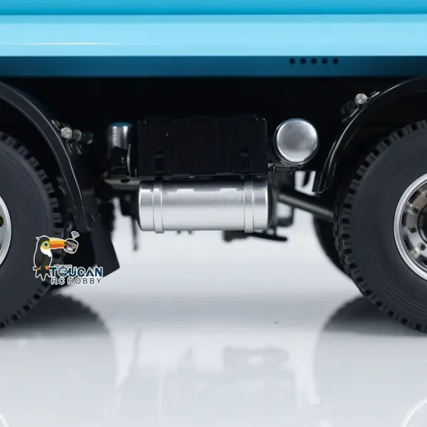 1/14 8x4 Metal Hydraulic RC Dump Truck 2-speed Radio Control Tipper Car Simulation DIY Model Painted ESC Servo Motor