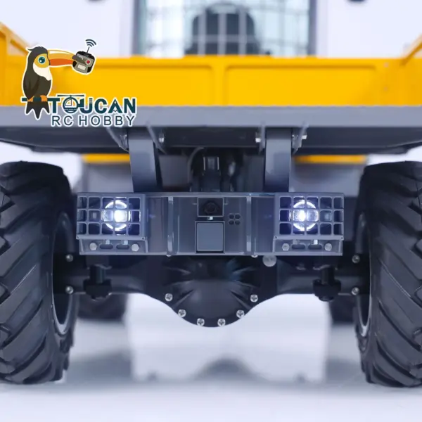 LESU Metal 4x4 1/14 RC Hydraulic Dumper Car 6MDX-B Remote Control Tipper Trucks Emulated Contruction Vehicle DIY Model