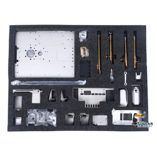 LESU 1/14 3-arm LR945 RC Hydraulic Excavator Remote Control Digger Heavy-duty Electric Hobby Model Kits Unpainted and Unassembled