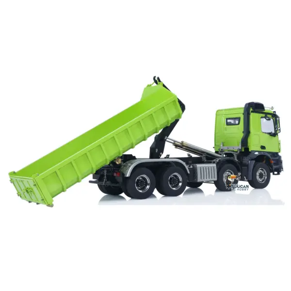 1/14 8x8 Metal Hydraulic RC Dumper Tipper Car Radio Control Full Dump Trucks with Standard Bucket Hobby Model DIY PNP
