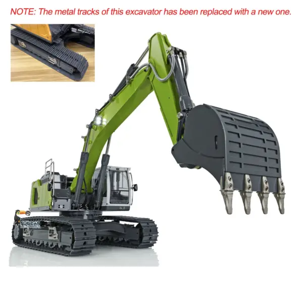 1/14 Hydraulic RC Excavator L945 Metal RTR Construction Vehicles Radio Controlled Toys Remote Control Trucks Models Transmitter Battery