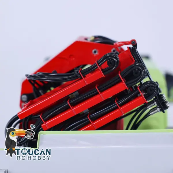 LESU 1/14 8X8 RC Hydraulic 3-Ways Dumper Truck for Remote Control Crane 2Speed Gearbox Tipper W/ Sound Light ESC Servo
