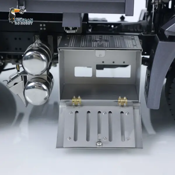 1/14 6x6 TOUCAN Hydraulic RC Dump Truck Metal Radio Controlled Tipper Car Differential Lock Light Sound FlySky I6S
