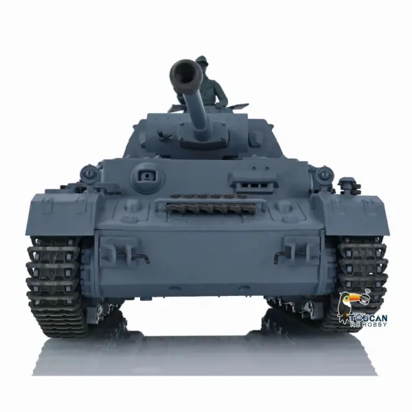 2.4G Henglong 1/16 Scale RC Tank 3859 Plastic German Panzer IV F2 RTR 7.0 Tank w/ Smoking Gearbox BB Shooting Road Wheels Tracks