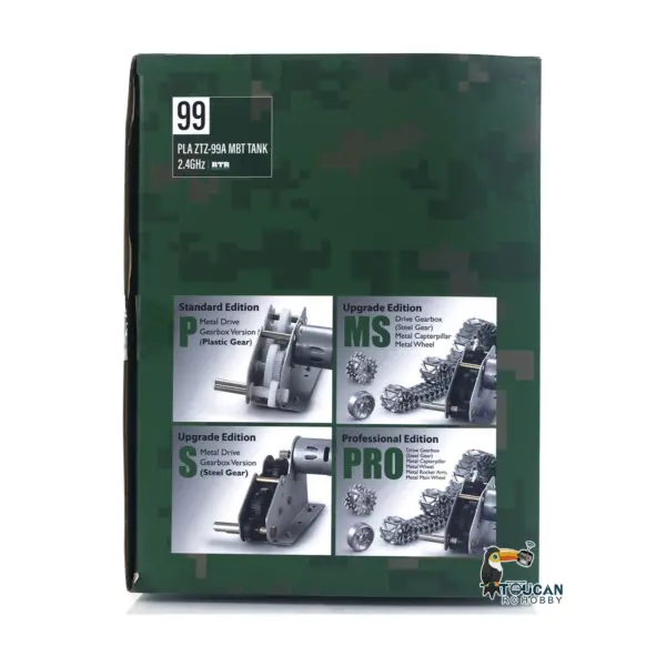 Heng Long 3899A 1/16 Radio Control Main Battle Tank RC Military Model Infrared Combat Smoking Metal Tracks Idlers Road Wheels