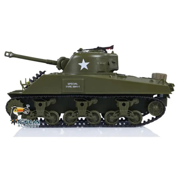 HengLong 1/30 Pershing M26 3841-02 2.4G RC Battle Tank Radio Control Panzer Military Model Painted Assembled Infrared Combating