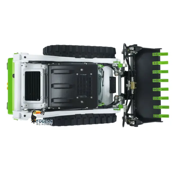 LESU Metal 1/14 Aoue LT5 Remote Controlled Hydraulic Loader Customized Assembled Painted Skid-Steer Ready To Run Vehicle Blade Sieve Bucket Hay Clamp Ripper
