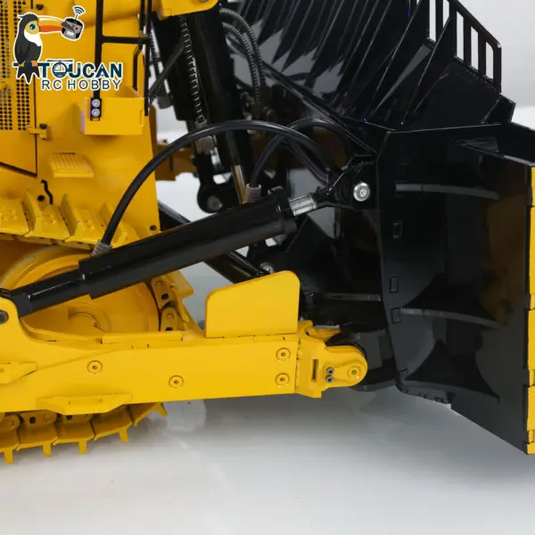 1/14 D11T 3-Plow RC Hydraulic Heavy-duty Bulldozer Remote Control Dozers PL18EV Sound Light Smoke Assembled and Painted