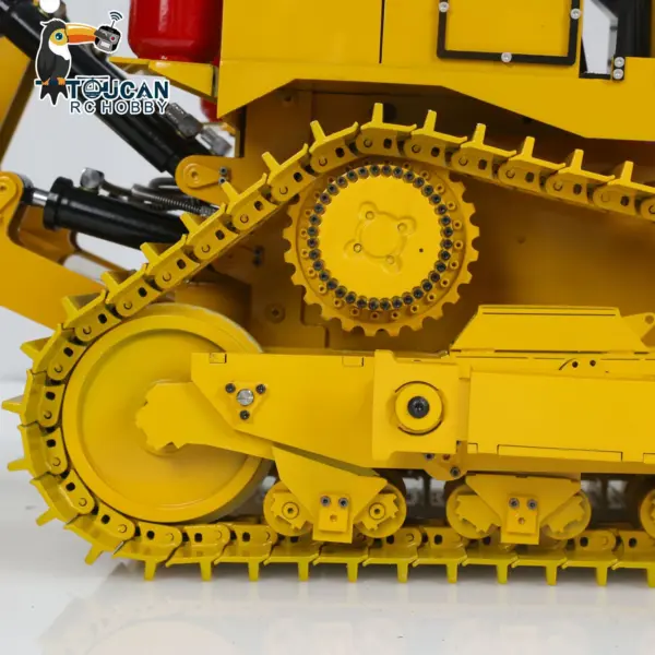1/14 D11T 3-Plow RC Hydraulic Heavy-duty Bulldozer Remote Control Dozers PL18EV Sound Light Smoke Assembled and Painted