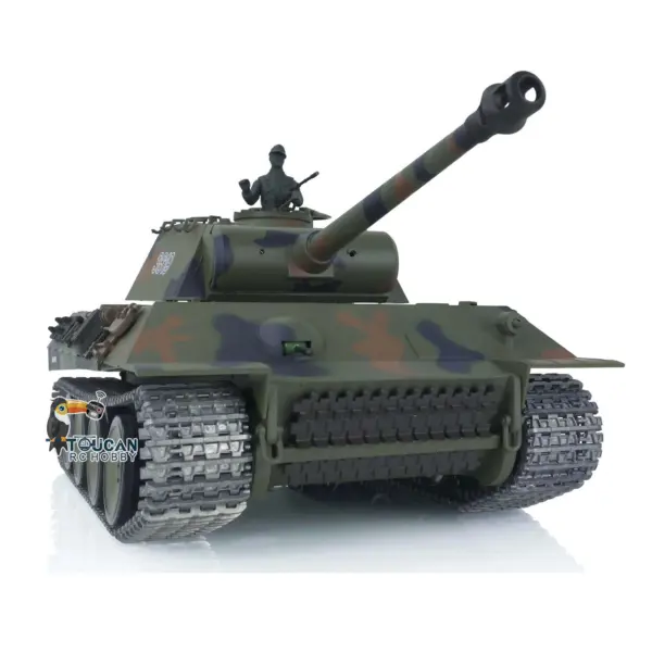 2.4G Henglong 1/16 7.0 3819 German Panther RTR RC Tank Radio Controlled Model W/ Sprocket Idler Wheels Infrared Receiver
