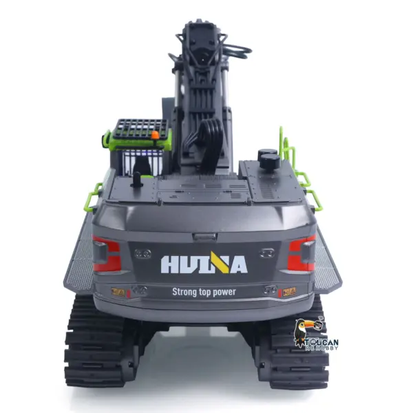 HUINA Plastic 1/14 Metal RC Excavator 1593 28CH 2.4Ghz Radio Controlled Electric Lifting Construction Vehicle Truck Toy Model Simulated Light Sound Battery Gift